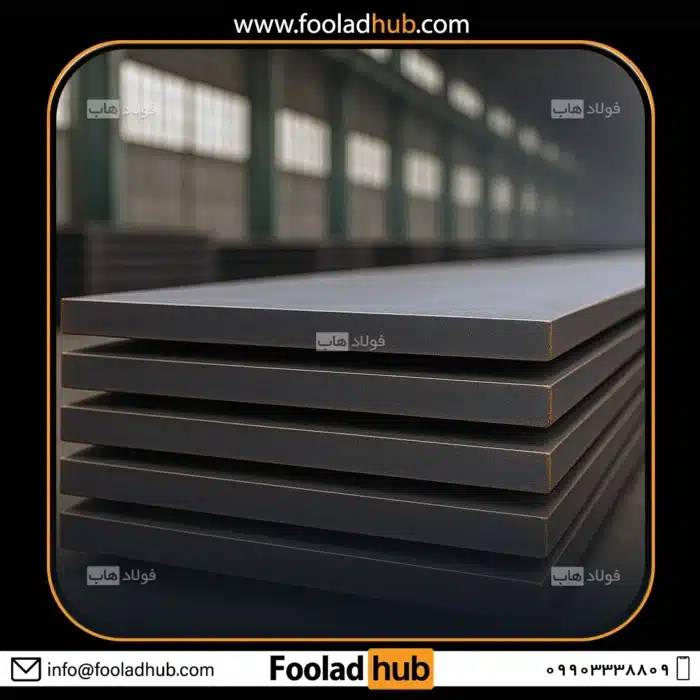 نمایی از انبار فولادهاب جهت نمایش در صفحه محصول با عنوان قیمت ورق A515