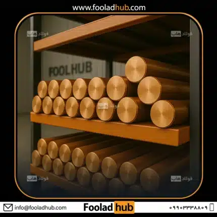 نمایی شماتیک از انبار فولاد هاب جهت نمایش صفحه محصول با عنوان قیمت میلگرد مس برلیوم