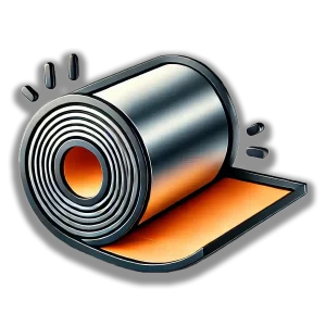 نمادی از خدمات رول به شیت در مجموعه فولاد هاب